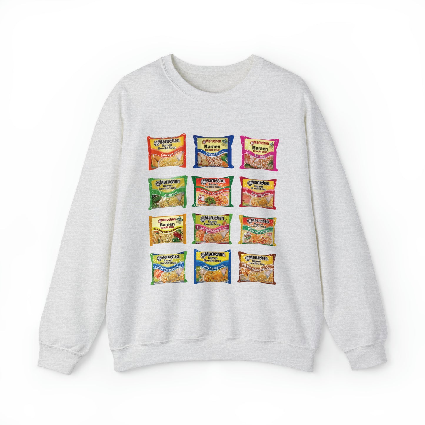 Classic Vintage Ramen Sweatshirt, Cozy Noodle Sweater