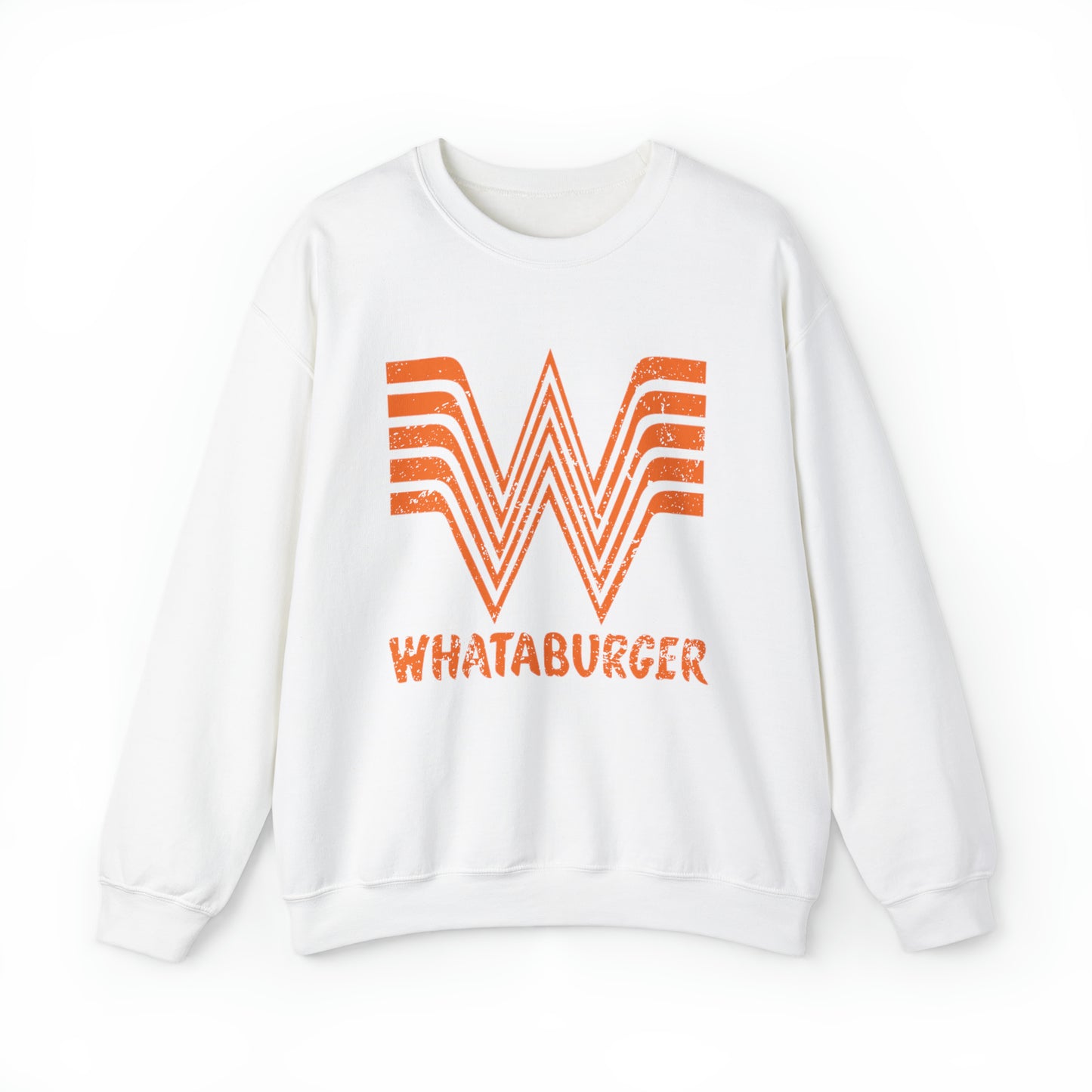 Oversized Whataburger Crewneck Foodie Sweatshirt