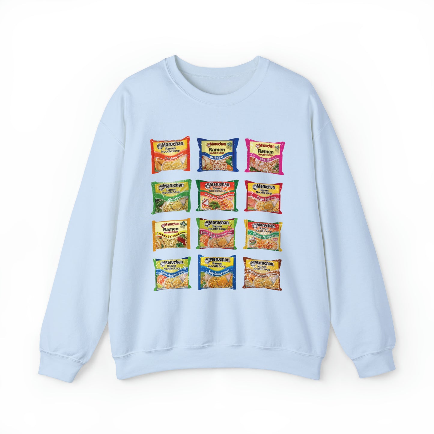 Classic Vintage Ramen Sweatshirt, Cozy Noodle Sweater