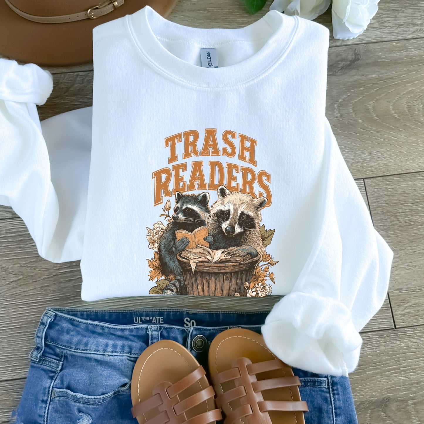 Trash Reader Sweatshirt, Smut Loving Book Sweater, Reading Sweater, Cozy Raccoon Shirt, Funny Book Sweatshirt, Gift for Wife