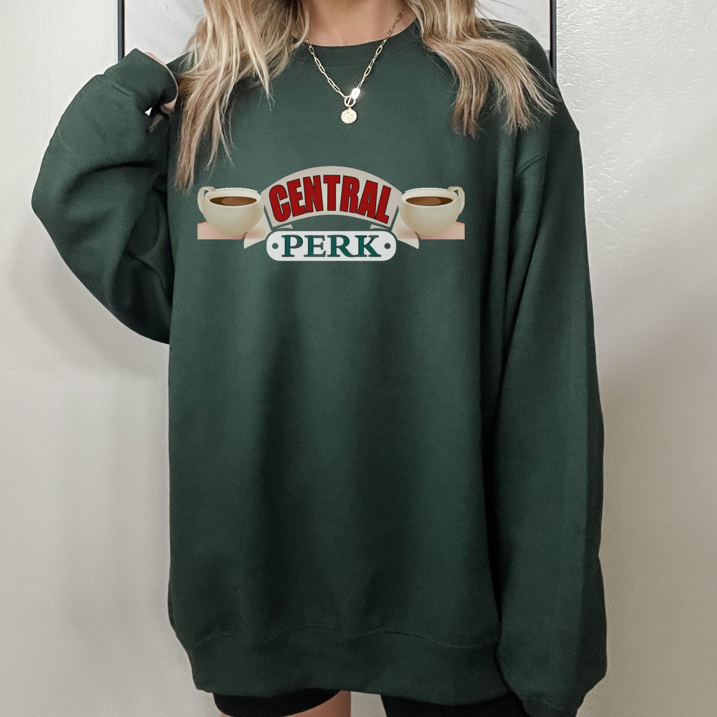 Friends Central Perk sweatshirt Coffee lover gift