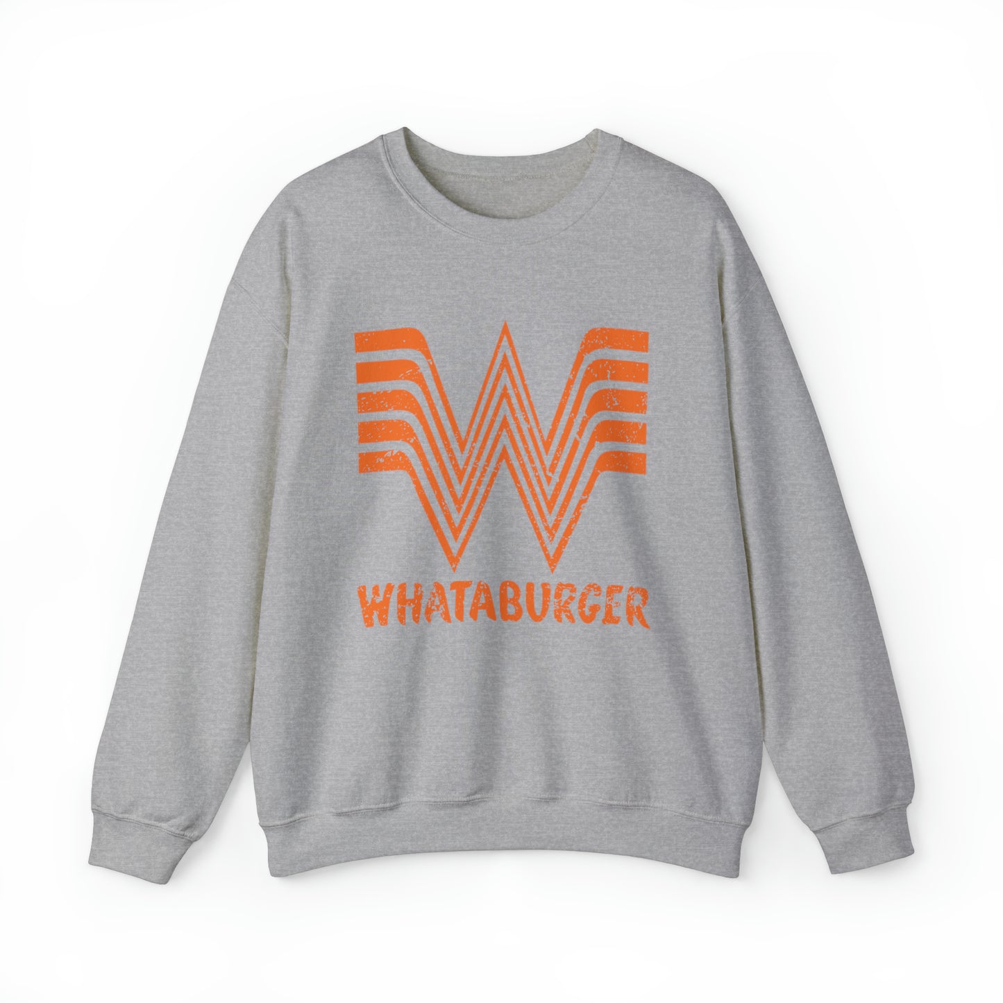 Oversized Whataburger Crewneck Foodie Sweatshirt