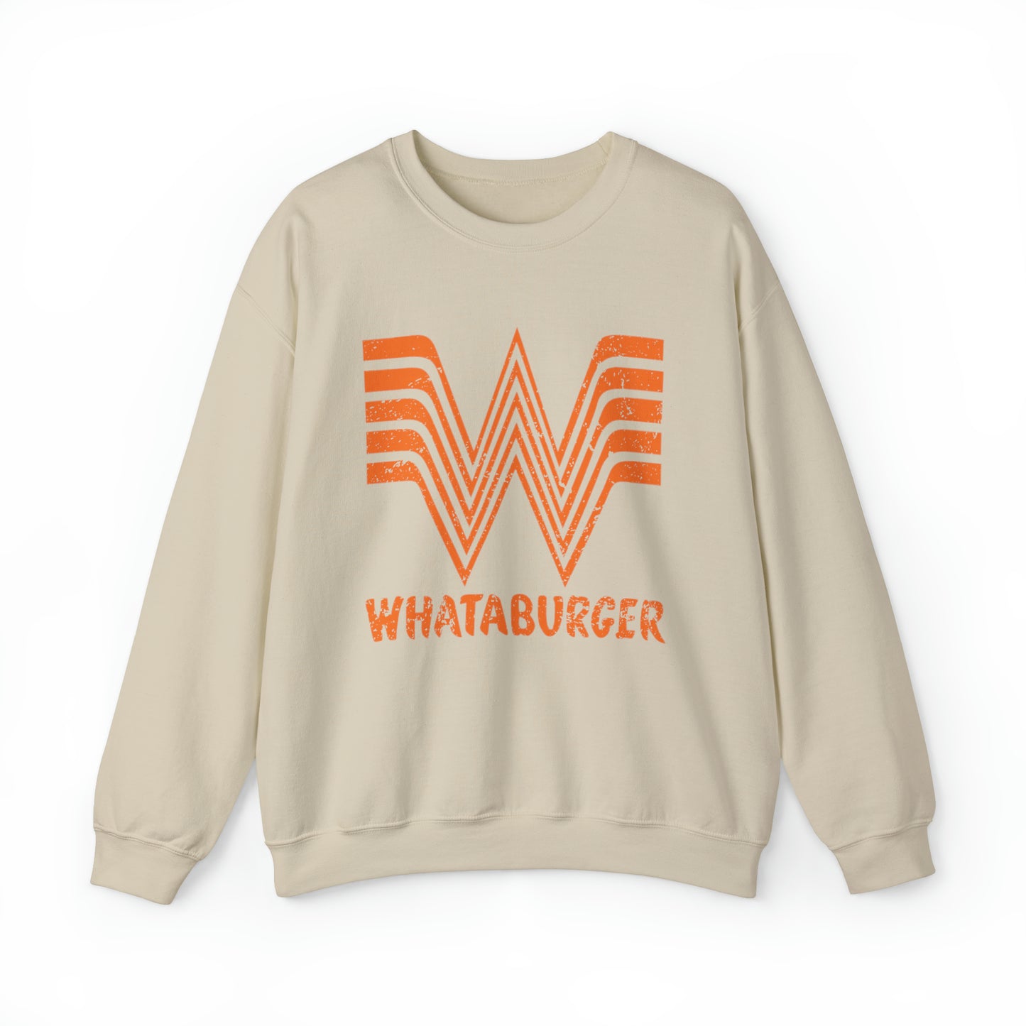 Oversized Whataburger Crewneck Foodie Sweatshirt