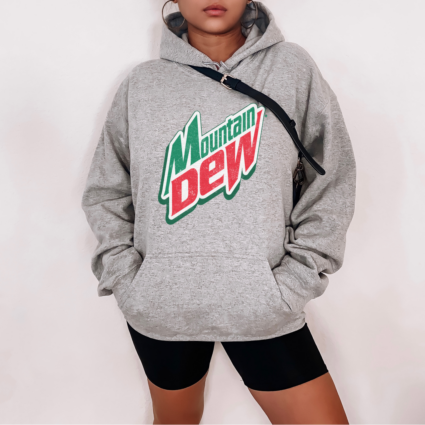 Vintage Mountain Dew Soda Hooded Sweatshirt