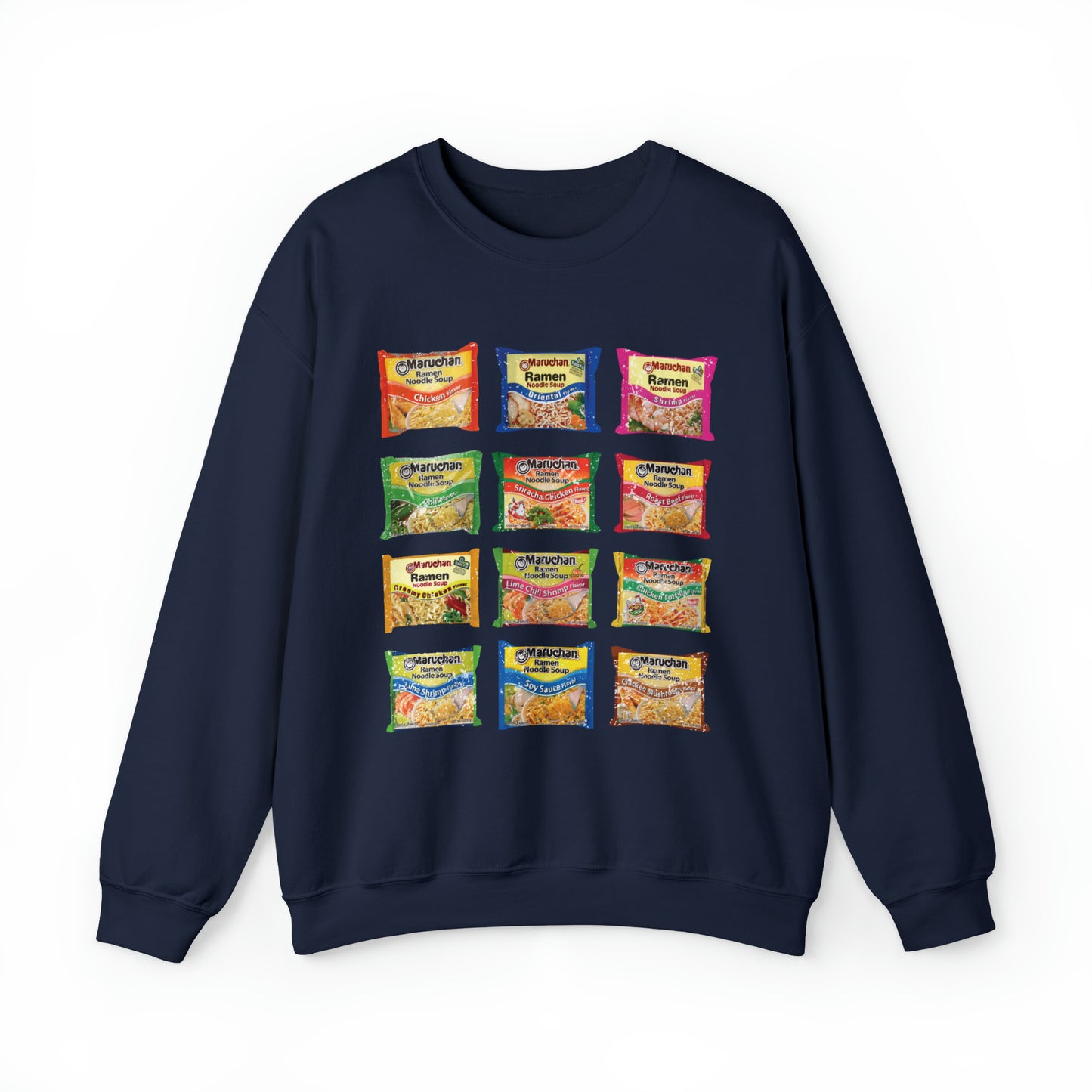 Classic Vintage Ramen Sweatshirt, Cozy Noodle Sweater