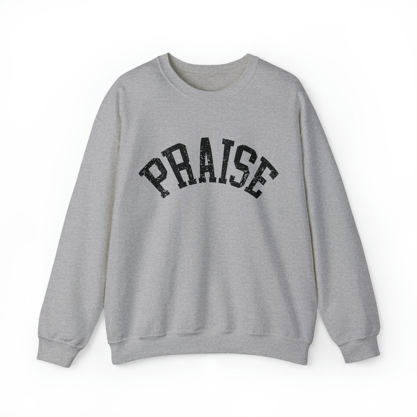 Praise Made to Worship Sweatshirt, Christian Crewneck, Faith over Fear