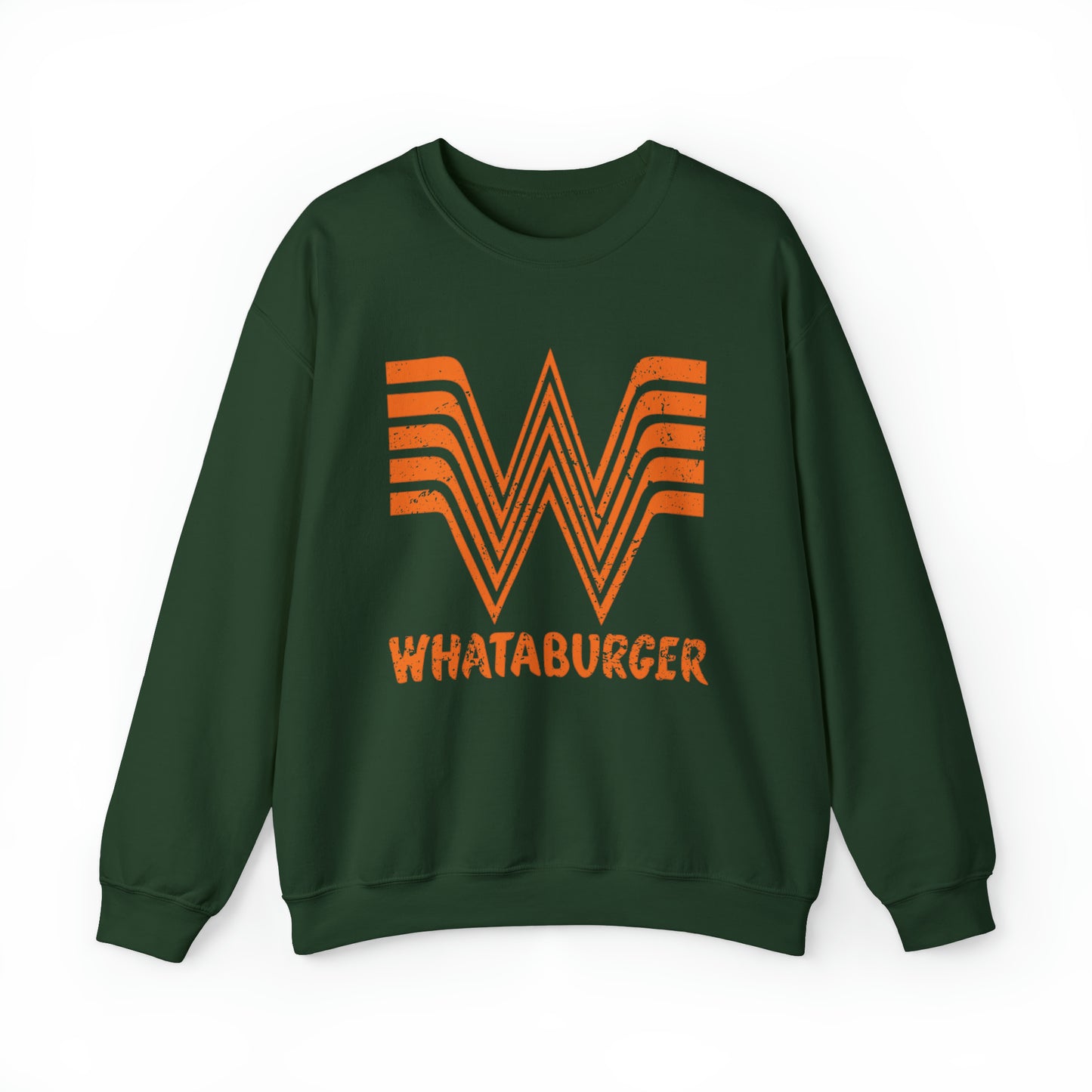 Oversized Whataburger Crewneck Foodie Sweatshirt