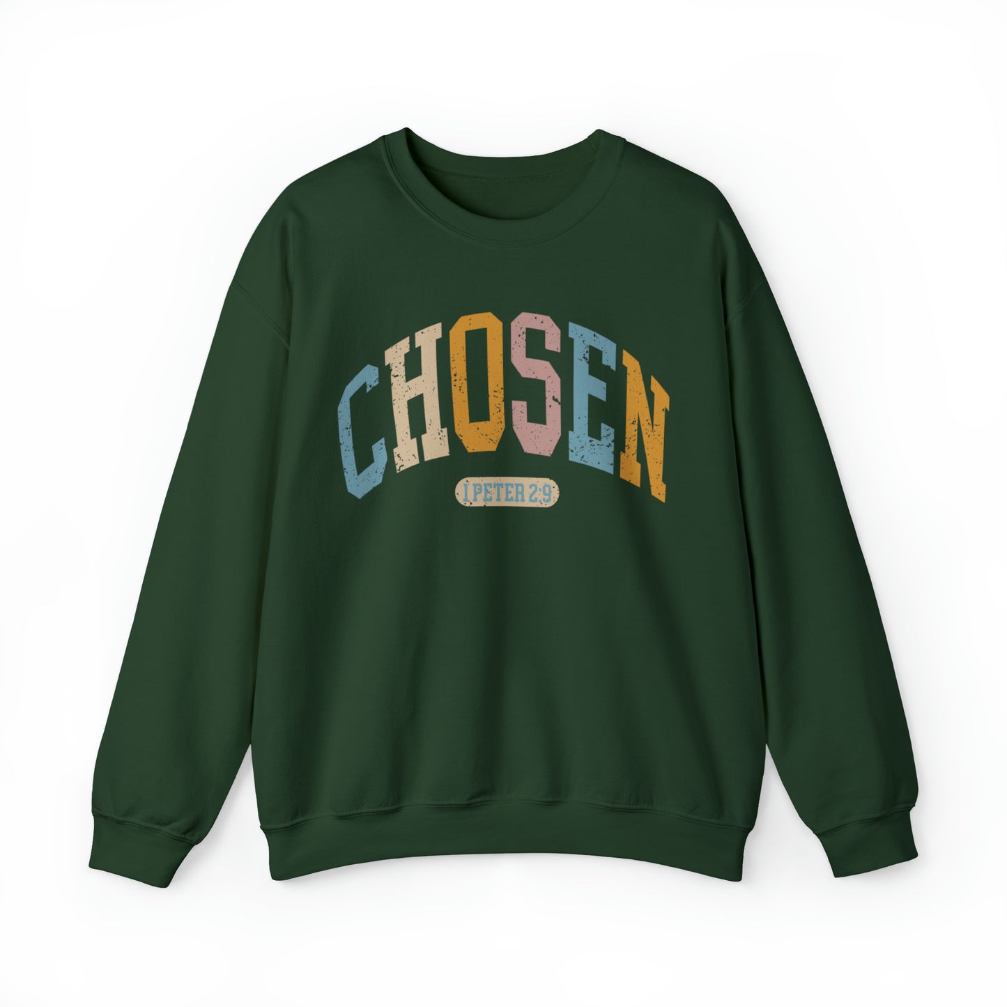 Chosen Christian Crewneck Jesus Loves You Christian Merch