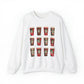 Vintage Christmas Starbucks Cup Sweatshirt, Cozy Coffee Shop Sweater