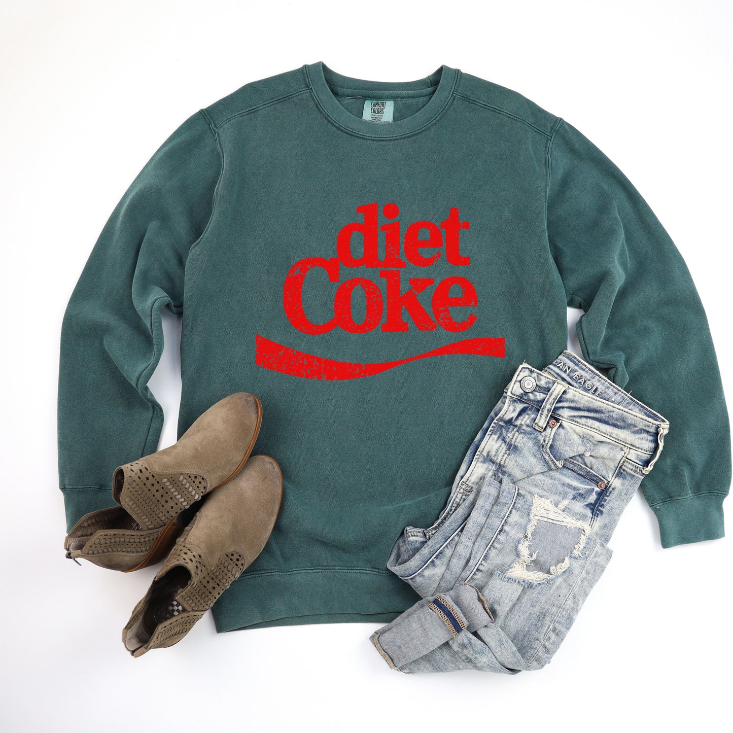 Retro Vintage Diet Coca Cola Collection Sweatshirt