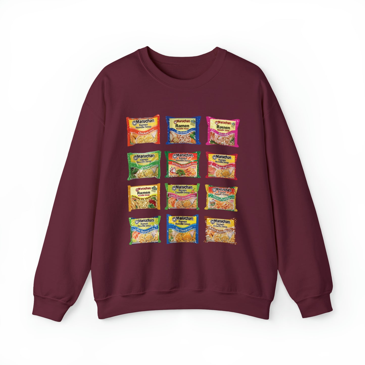 Classic Vintage Ramen Sweatshirt, Cozy Noodle Sweater