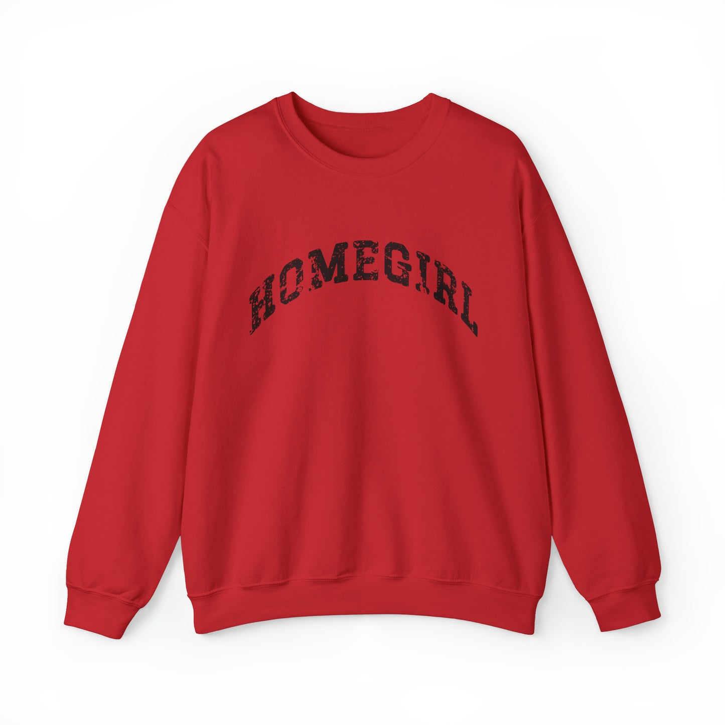 Oversized Homegirl Y2K Sweatshirt College Style Varsity Sweater Distressed Friends Crewneck