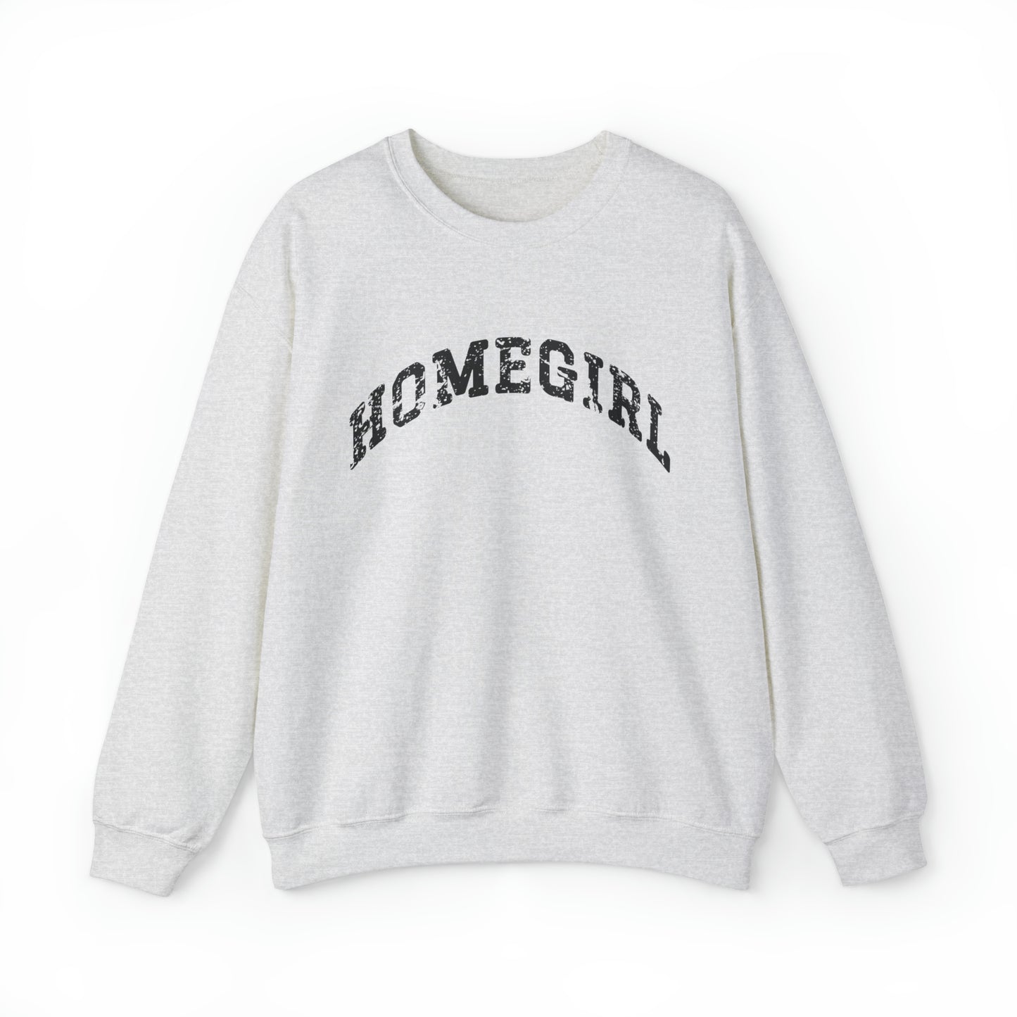 Oversized Homegirl Y2K Sweatshirt College Style Varsity Sweater Distressed Friends Crewneck