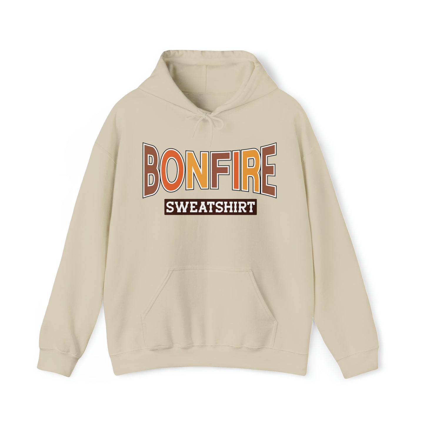 Boho Bonfire Camping Hoodie, Campfire Sweatshirt, Hiking Sweater, Outdoorsy shirt, Trendy Nature Hooded Sweater, Granola Girl