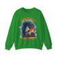 Ghost Reading Sweatshirt, Born to Read, Forced to Spook, Gilden Oversized Crewneck, Halloween Fashion, Book Lover Gift
