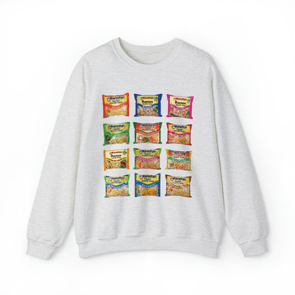 Classic Vintage Ramen Sweatshirt, Cozy Noodle Sweater