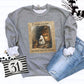Ghost Reading Sweatshirt, Library Crewneck for Women, Gilden Oversized Crewneck, Halloween Fashion, Book Lover Gift, Funny Halloween