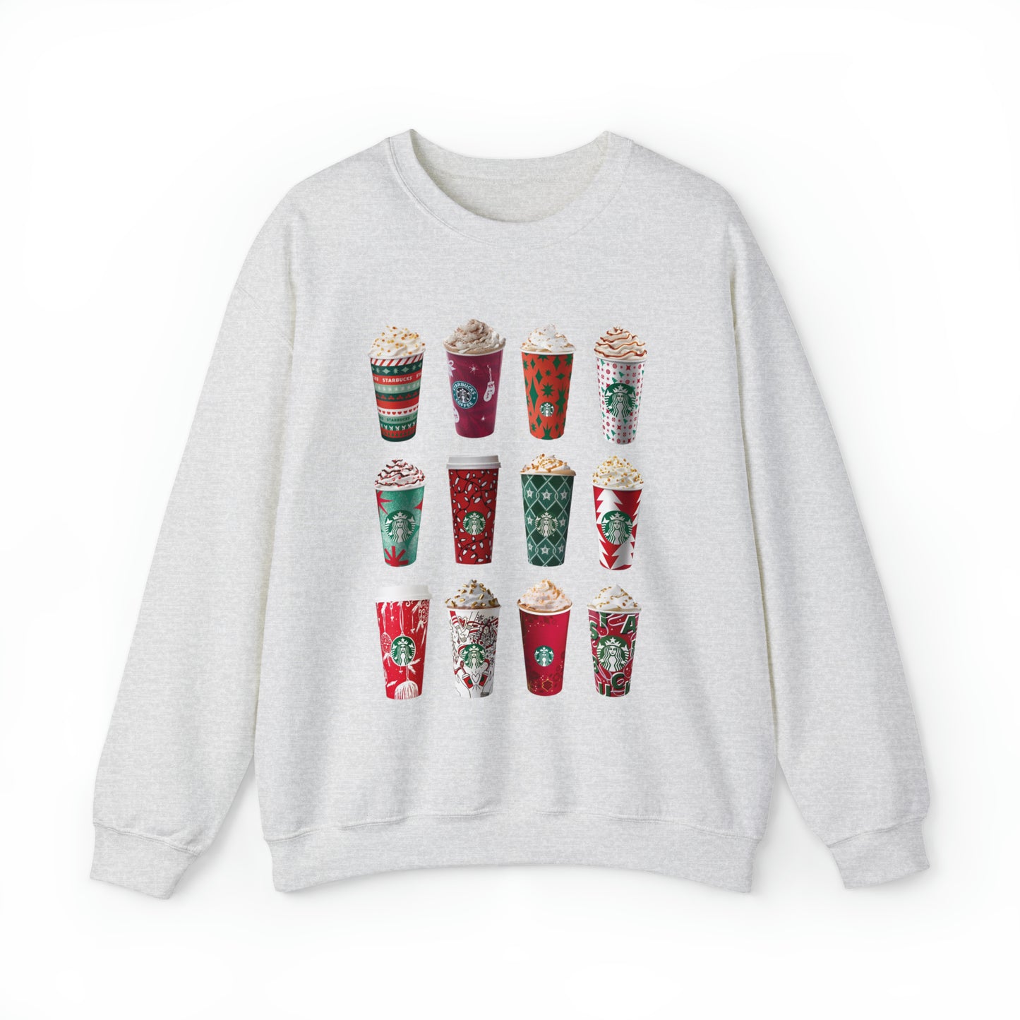 Classic Christmas Starbucks Cup Sweatshirt