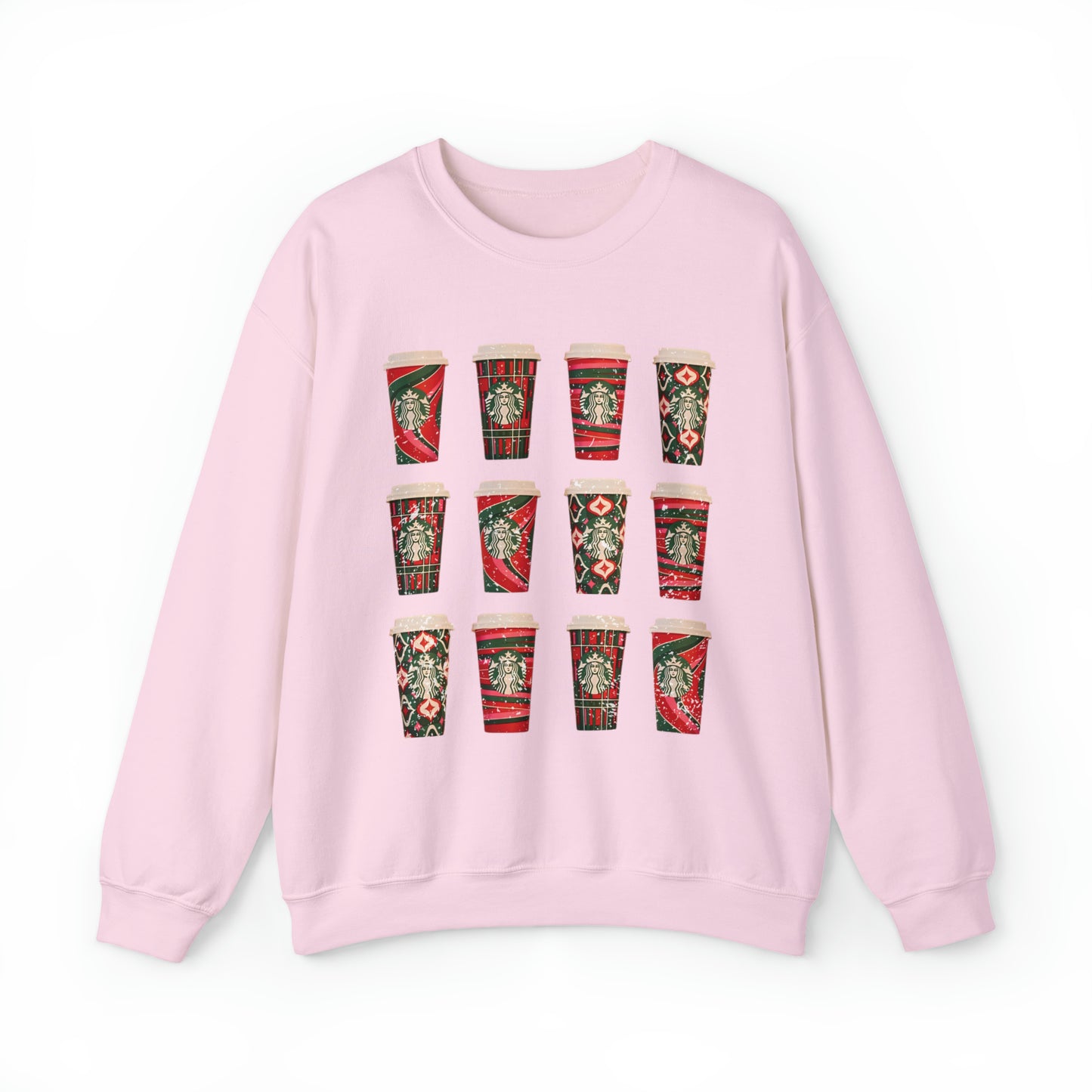 Vintage Christmas Starbucks Cup Sweatshirt, Cozy Coffee Shop Sweater