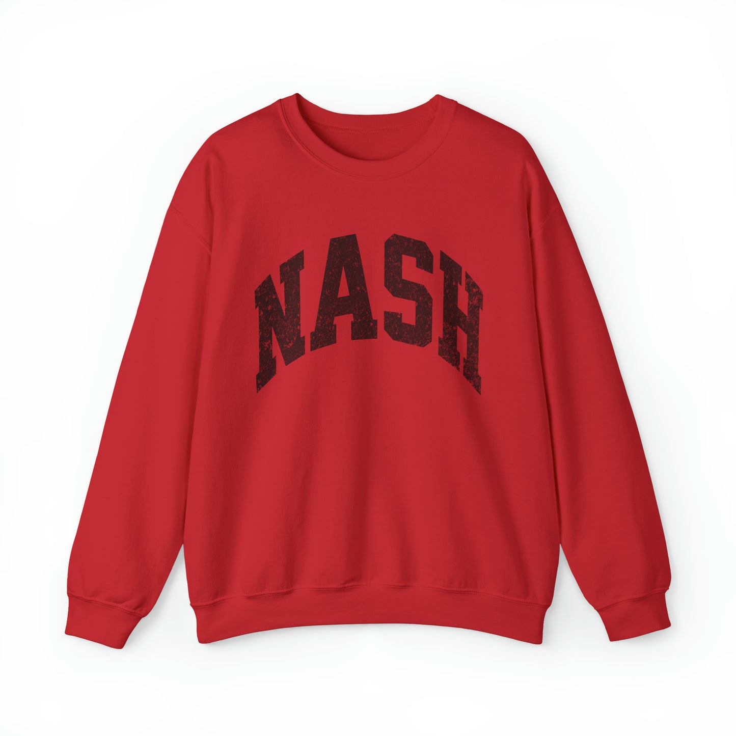 Collegiate Nashville Sweatshirt Cozy College Crewneck Tailgate Game Day Merch