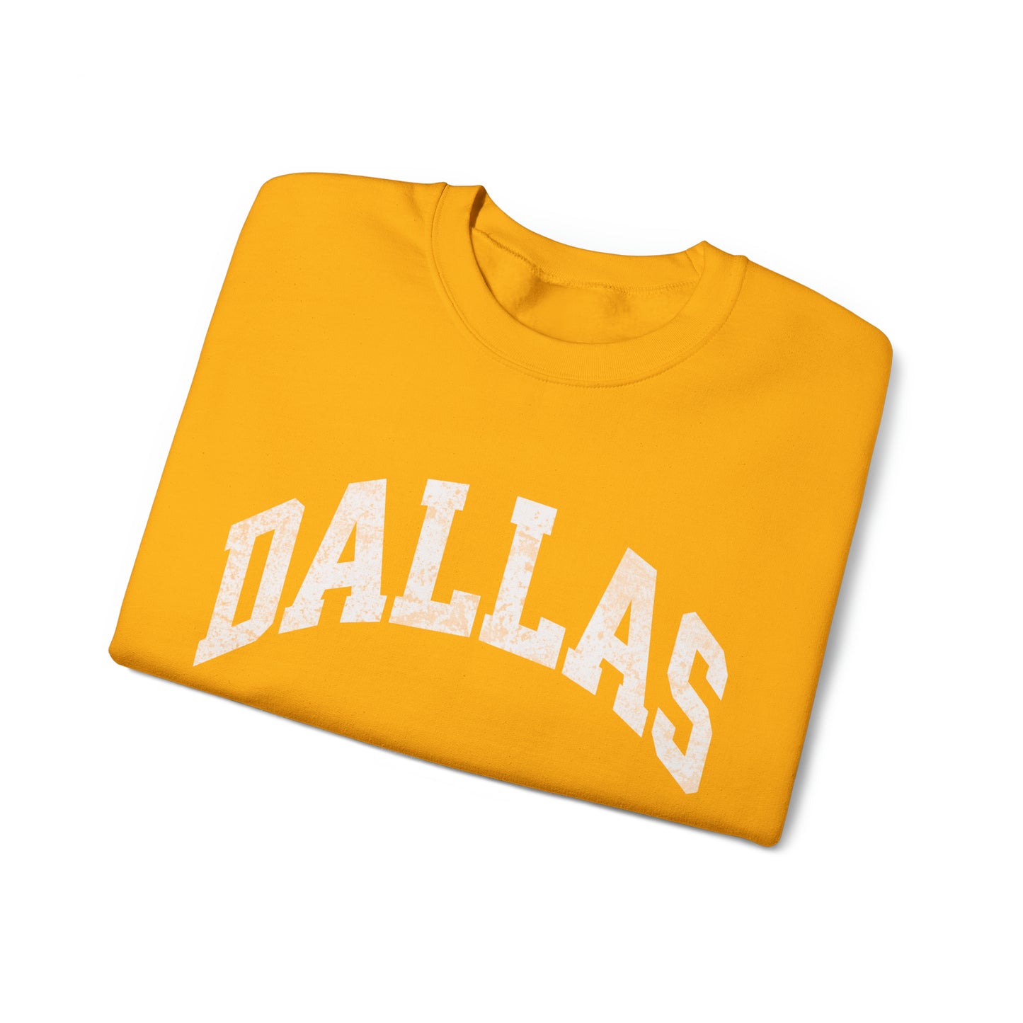 DALLAS Varsity Sweatshirt Texas Crewneck State Sweater Cozy Tailgate Clothes