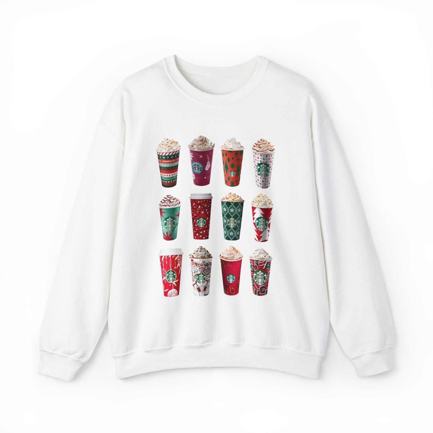 Classic Christmas Starbucks Cup Sweatshirt