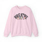 Just Breathe Wildflower Sweatshirt Mental Health Sweater