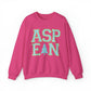 Blue Faux Chenille ASPEN Sweatshirt