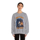 Ghost Reading Sweatshirt, Born to Read, Forced to Spook, Gilden Oversized Crewneck, Halloween Fashion, Book Lover Gift