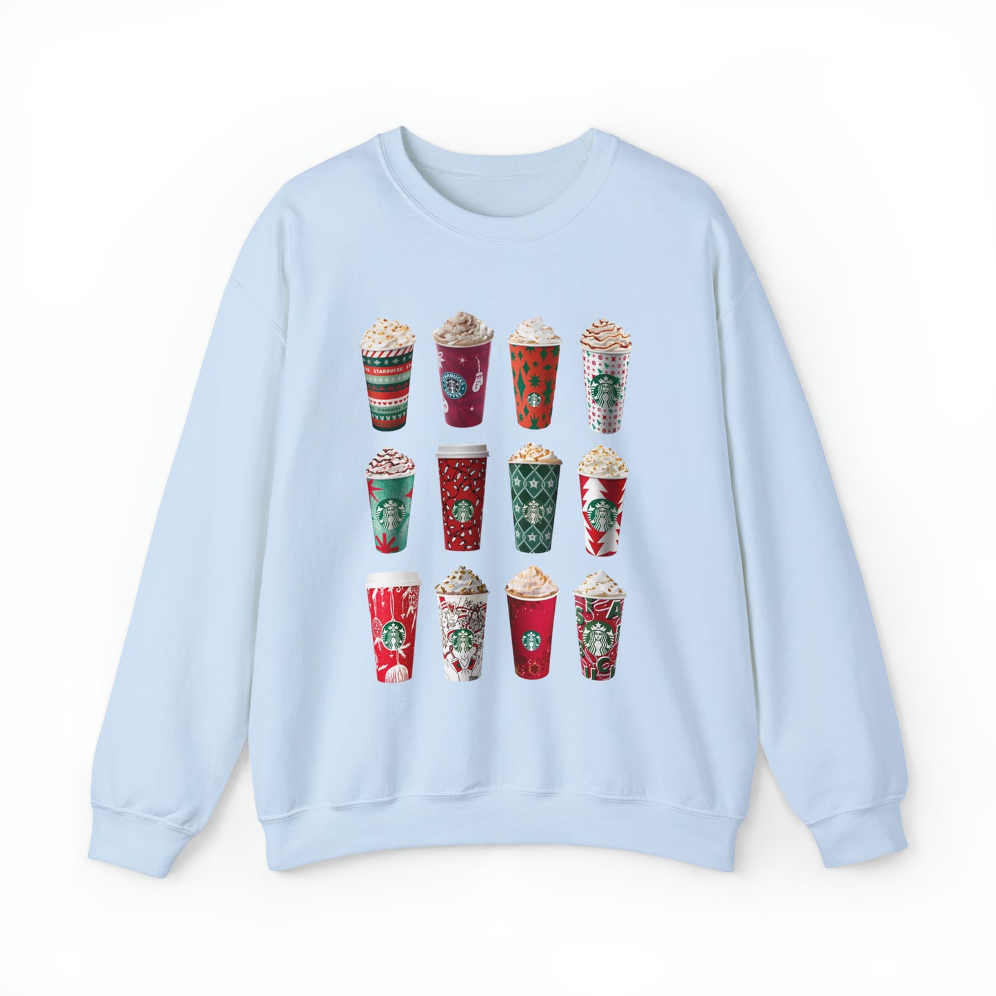 Classic Christmas Starbucks Cup Sweatshirt