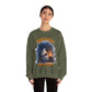 Ghost Reading Sweatshirt, Born to Read, Forced to Spook, Gilden Oversized Crewneck, Halloween Fashion, Book Lover Gift