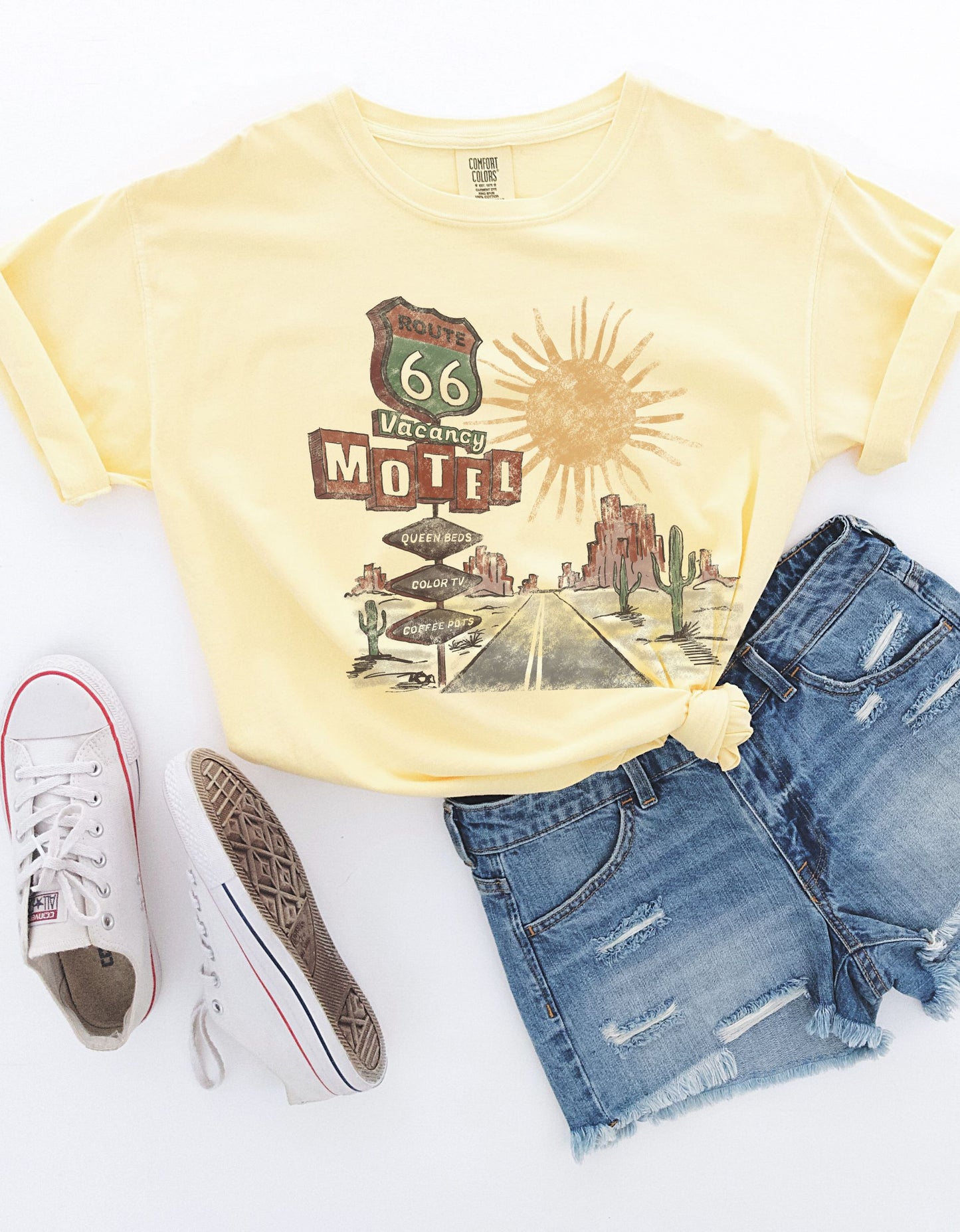 Vintage Route 66 Motel Vacancy T-shirt