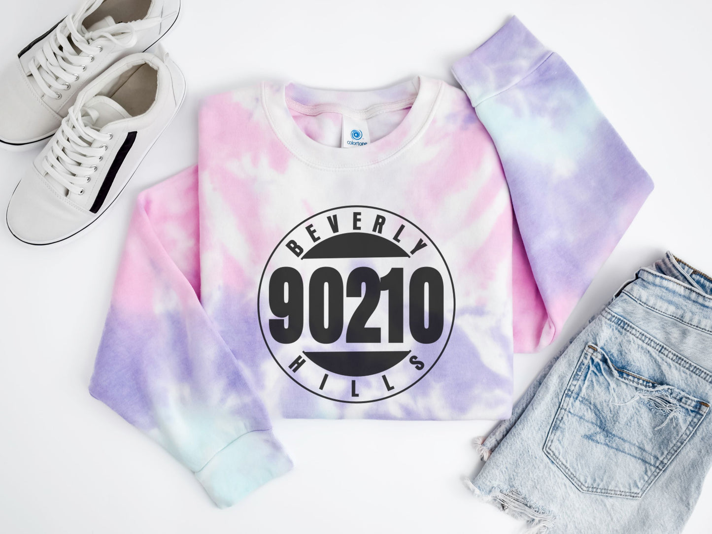 Tie-Dye Beverly Hills 90210 Sweatshirt