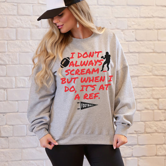 Funny Football Mom Sweatshirt for Friday Night Lights, Cozy Mothers Day Gifts, Sports Humor for Women