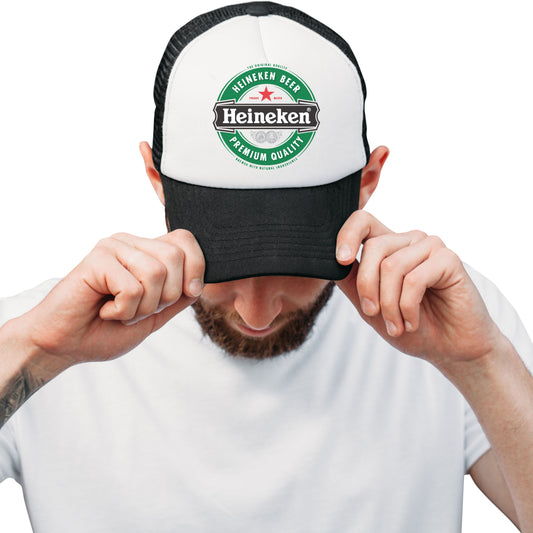 Classic Heineken Beer Trucker Hat, OTTO Cap, Trendy Beer Hat