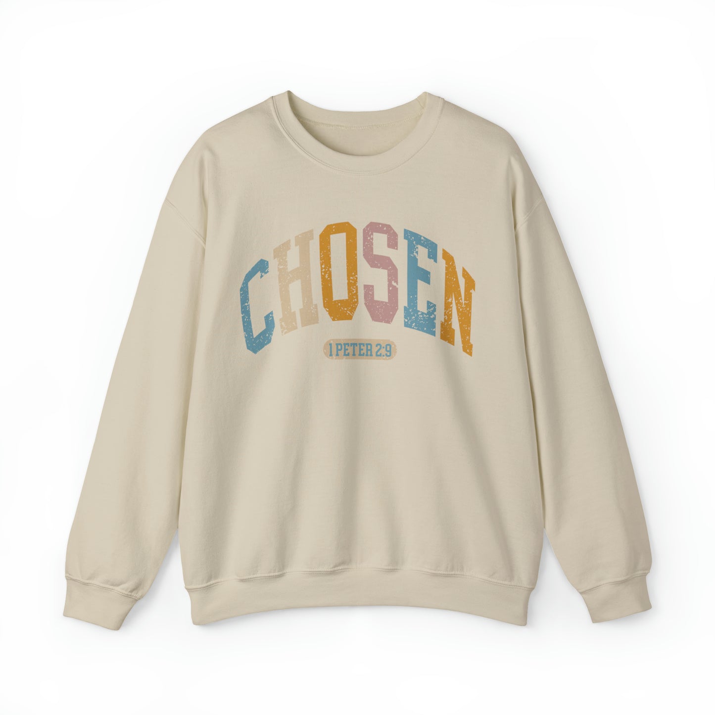 Chosen Christian Crewneck Jesus Loves You Christian Merch