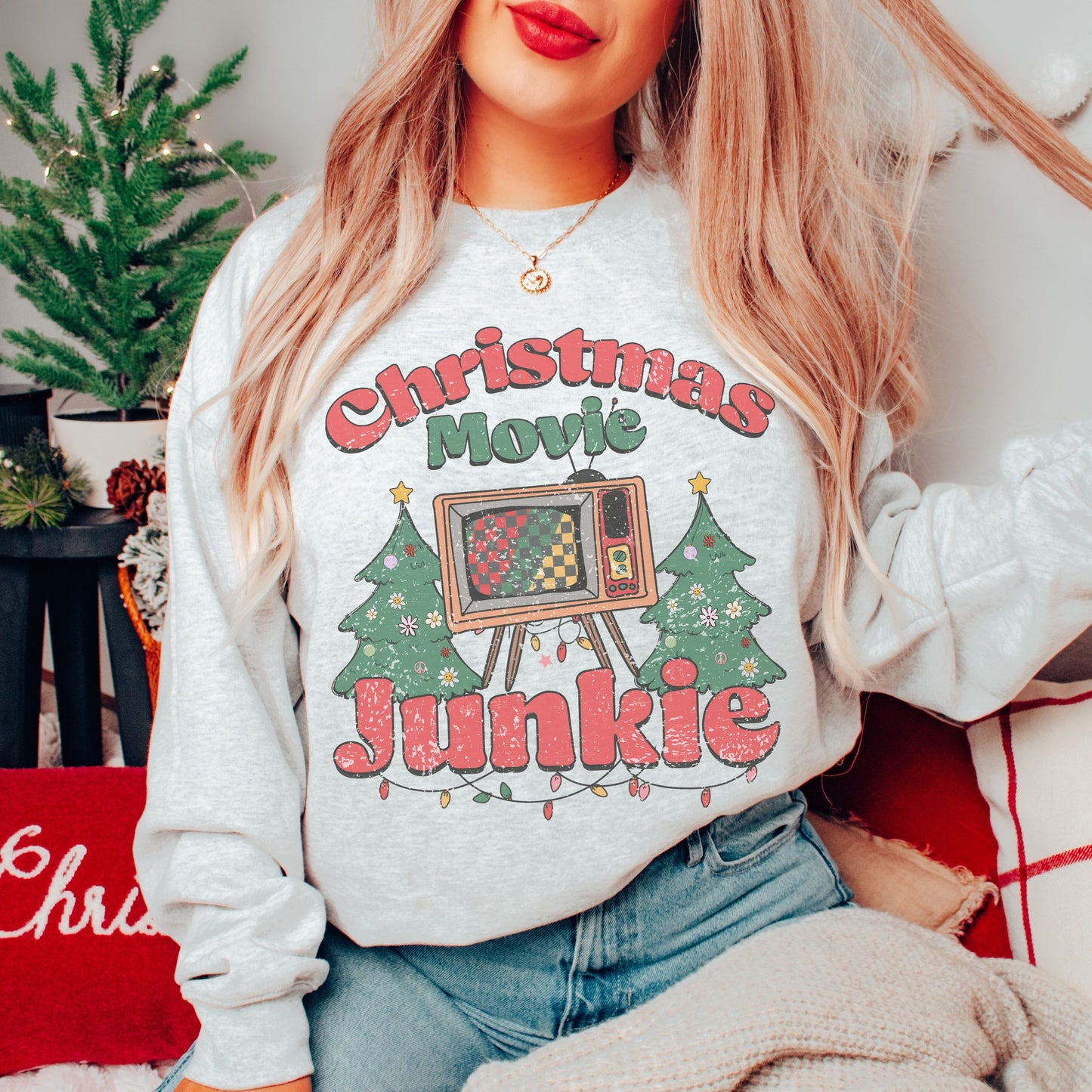 Vintage Xmas Movie Sweatshirt