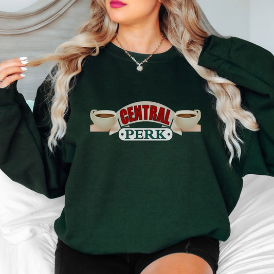 Friends Central Perk sweatshirt Coffee lover gift