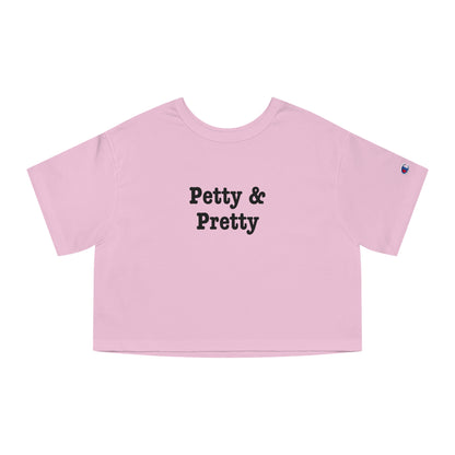 Petty and Pretty Y2K Baby Doll Tshirt Karma Cropped Tee