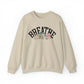 Just Breathe Wildflower Sweatshirt Mental Health Sweater