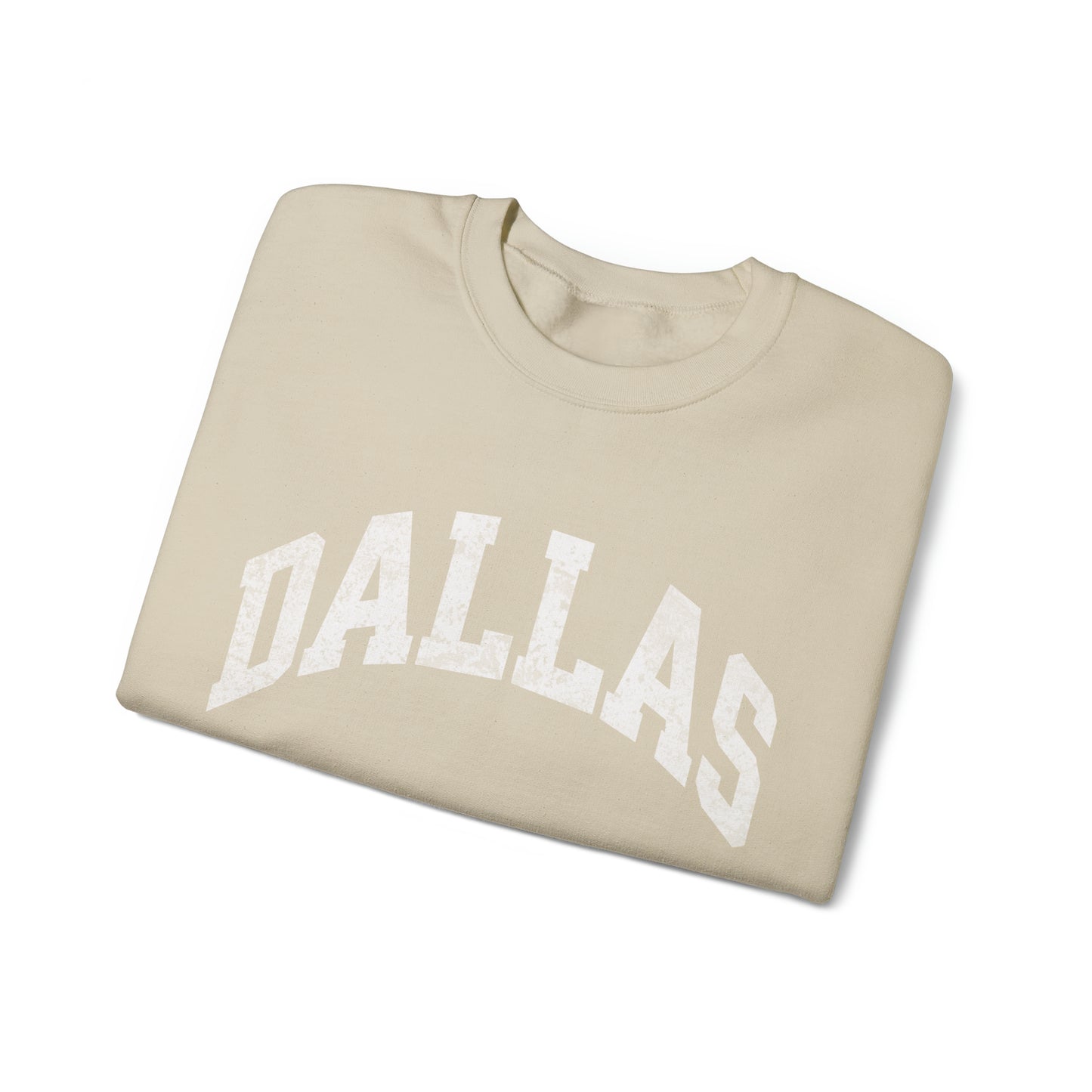 DALLAS Varsity Sweatshirt Texas Crewneck State Sweater Cozy Tailgate Clothes