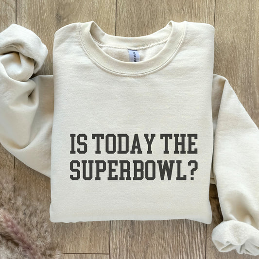 Funny Superbowl Sweatshirt Varsity Game Day Shirt Preppy Sports Crewneck