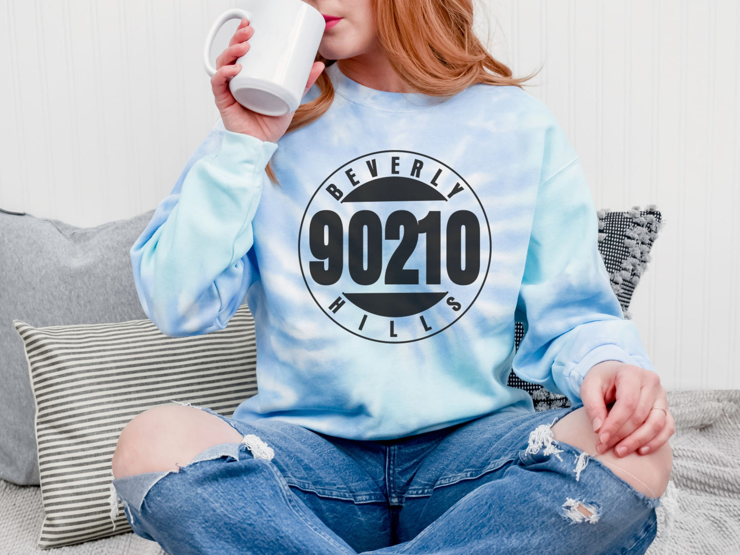 Tie-Dye Beverly Hills 90210 Sweatshirt