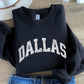 DALLAS Varsity Sweatshirt Texas Crewneck State Sweater Cozy Tailgate Clothes