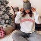 Varsity FRIENDSMAS Sweatshirt Christmas Group Crewneck Mingle and Jingle Shirt Vintage Aesthetic Pullover Unisex Cozy Sweater