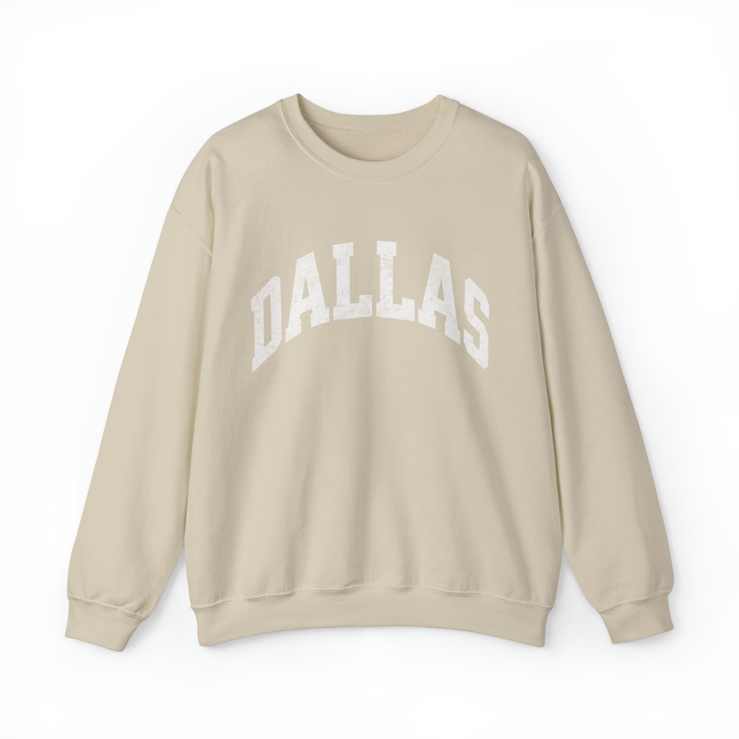 DALLAS Varsity Sweatshirt Texas Crewneck State Sweater Cozy Tailgate Clothes