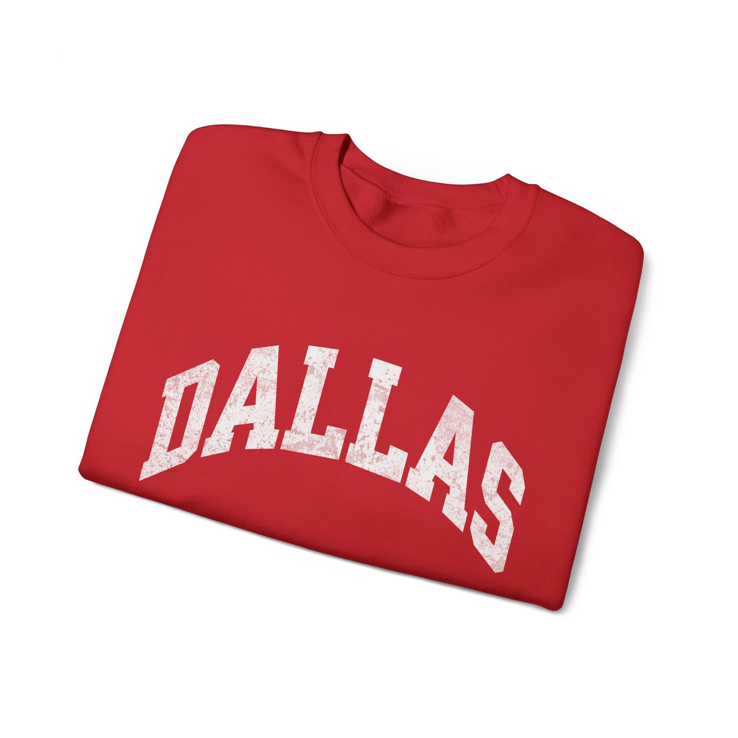 DALLAS Varsity Sweatshirt Texas Crewneck State Sweater Cozy Tailgate Clothes