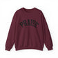 Praise Made to Worship Sweatshirt, Christian Crewneck, Faith over Fear