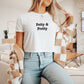 Petty and Pretty Y2K Baby Doll Tshirt Karma Cropped Tee