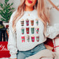 Classic Christmas Starbucks Cup Sweatshirt